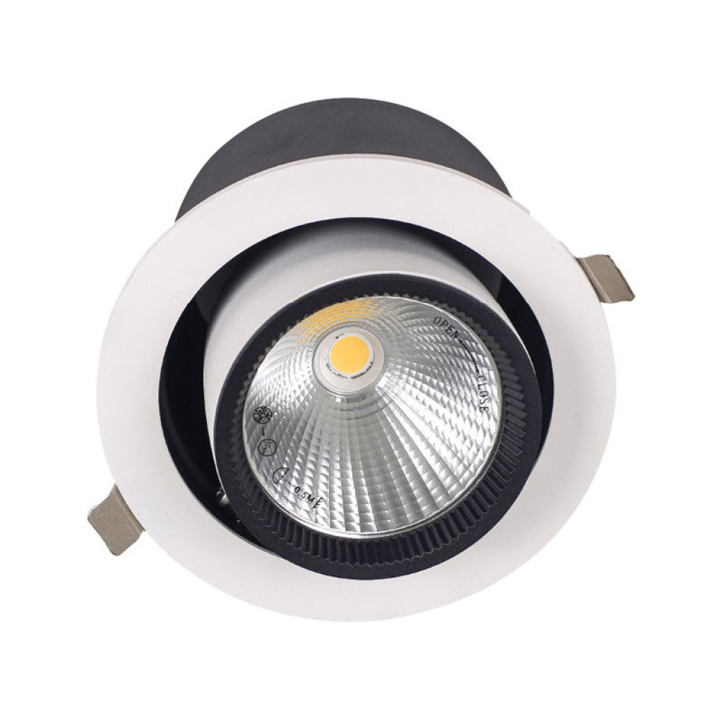 ACK 30W 4000K COB LED SALYANGOZ ARMATÜR (BEYAZ KASA)