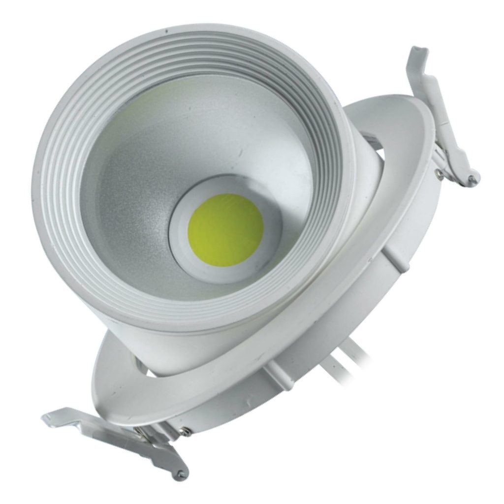 ACK 30W GÜNIŞIĞI COB LED SALYANGOZ ARMATÜR (BEYAZ KASA)